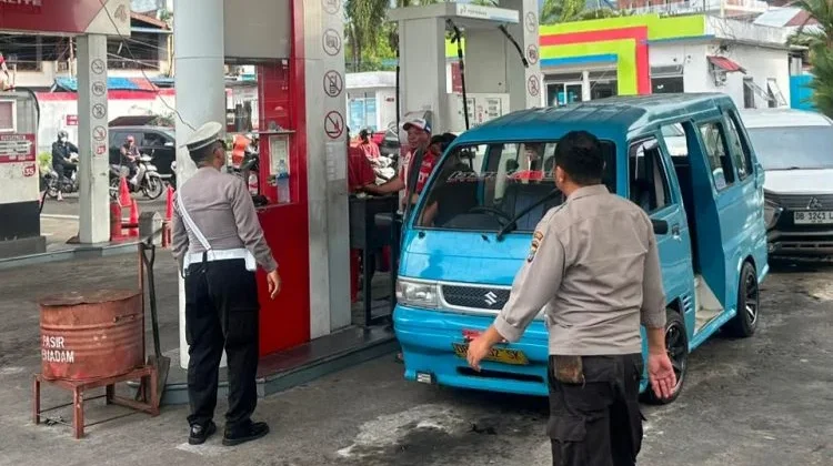 Polsek Malalayang Intens Lakukan Pengawasan Pendistribusian Solar Bersubsidi