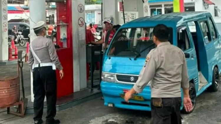 Cegah Penyalahgunaan, Polsek Malalayang Perketat Pengawasan Solar Subsidi