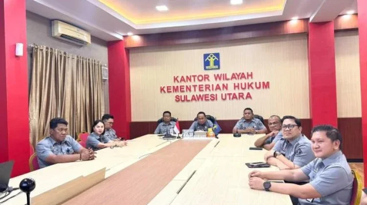 Kakanwil Kemenkum Sulut Ikuti Kegiatan Konsolidasi Pelayanan Publik