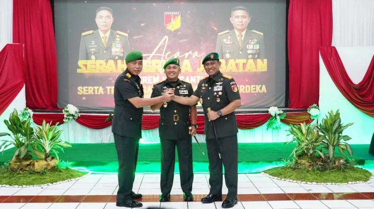 Pangdam XIII/Merdeka Pimpin Sertijab Danrem 131/Santiago