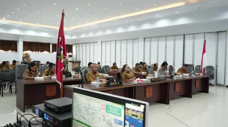 Wabup Vanda Sarundajang Ikuti Rakor Pengendalian Inflasi