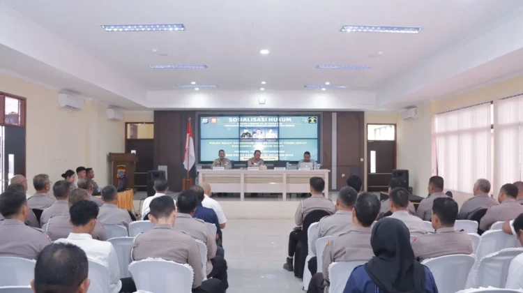 Polres Kotamobagu Gelar Sosialisasi UU Nomor 20 Tahun 2025 Tentang KUHAP