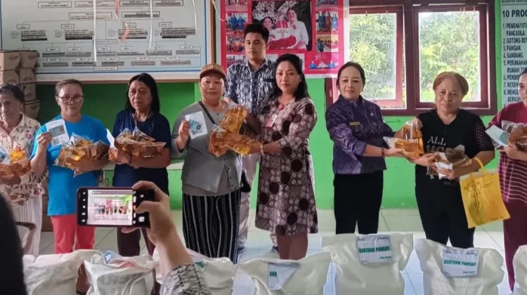 Sasar Desa Kauditan II, Pemerintah Pusat Salurkan Bantuan Pangan