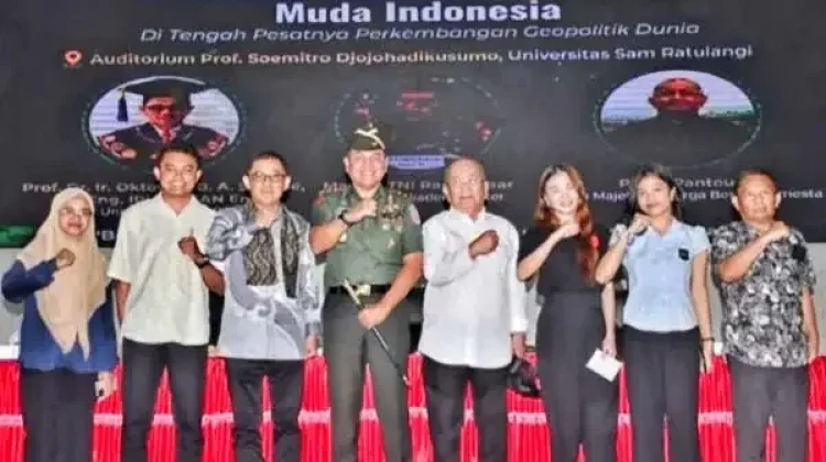 Mayjen TNI Rano Tilaar Bahas Geopolitik Sulut dalam Kuliah Umum di Unsrat