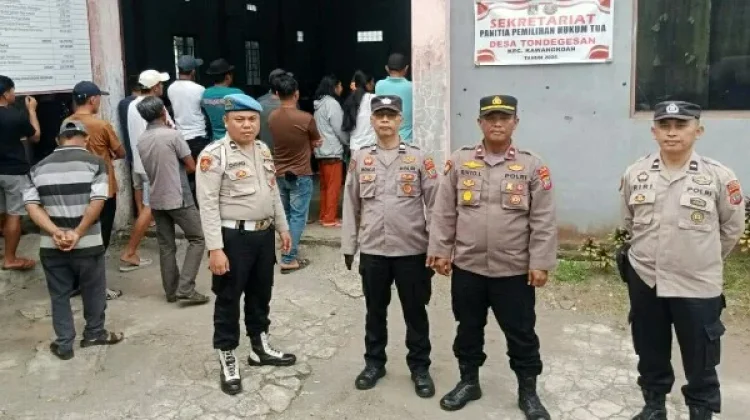 Polres Minahasa Kerahkan 198 Personel untuk Amankan Pilkades Serentak