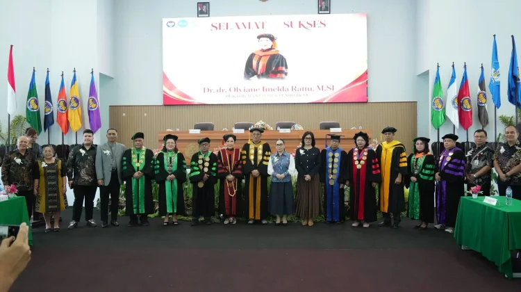 Wabup Vanda Sarundajang Apresiasi Lahirnya Dua Doktor Baru di Unima