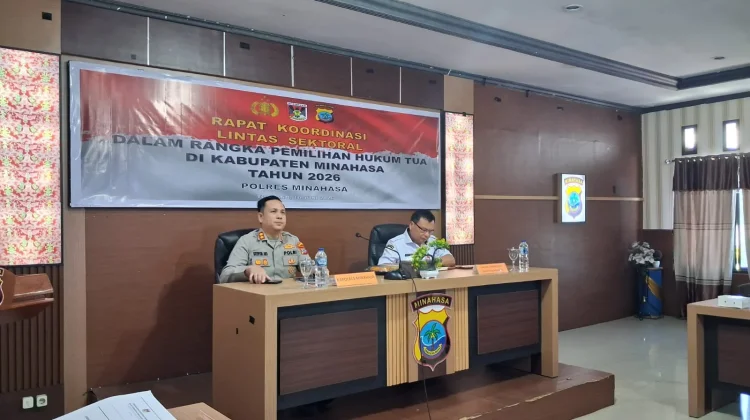Polres Minahasa Kerahkan 198 Personel Amankan Tahapan Pilhut di 129 Desa