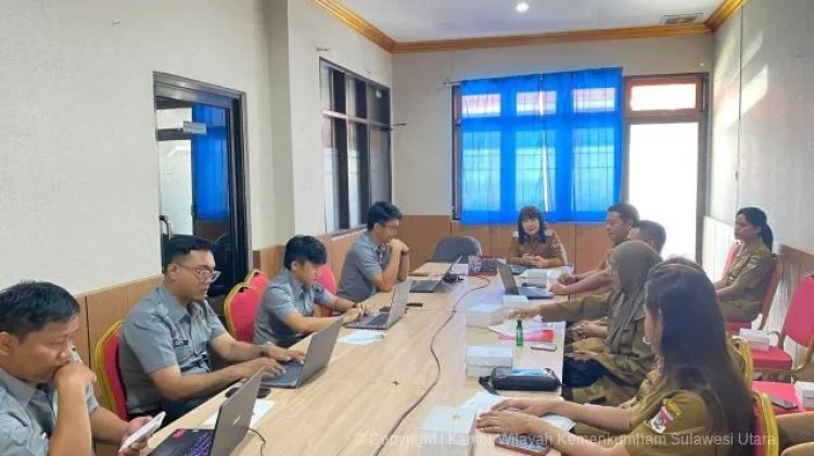 Kanwil Kemenkum Sulut Harmonisasi Perbup Pajak Daerah Minahasa Selatan