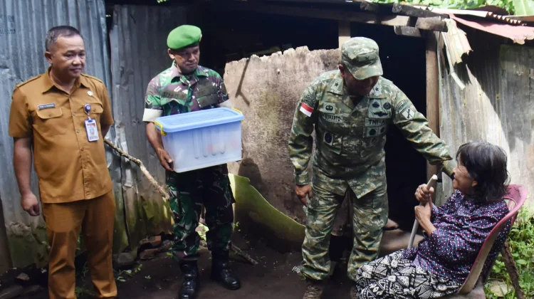 Sambut HUT ke-68, Kodam  Merdeka Gelar Anjangsana Secara Serentak