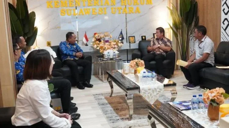 Kakanwil Kemenkum Sulut Terima Audiensi Komisi Yudisial