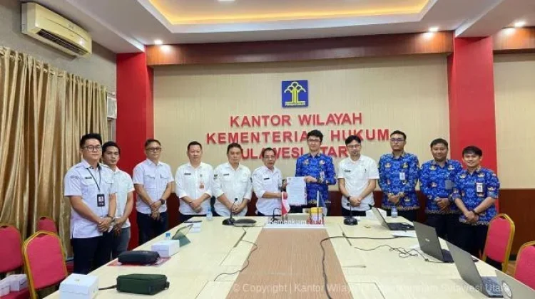 Kanwil Kemenkum Sulut Harmonisasi Ranperbup SHS Minahasa Tenggara