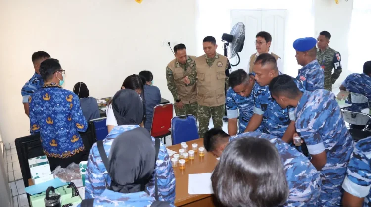 Satgas P4GN Perkuat Edukasi Bahaya Narkoba bagi Prajurit Lanud Sam Ratulangi