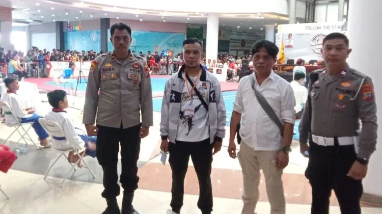 Polsek Malalayang Kawal Kelancaran Turnamen Taekwondo Piala Wali Kota