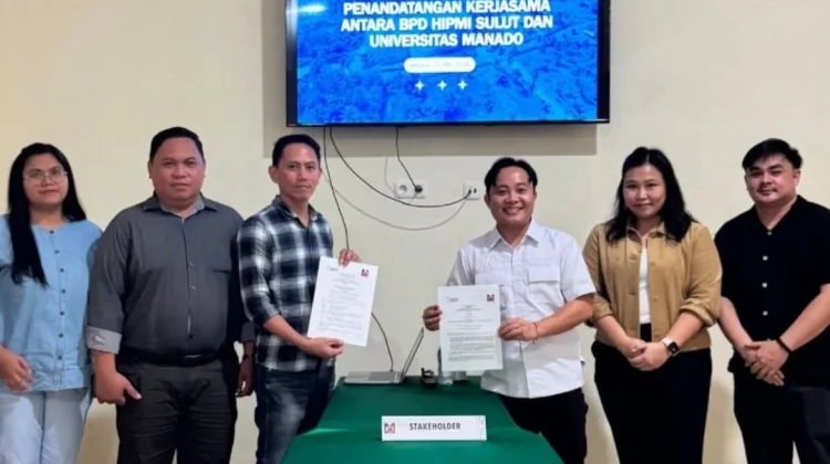 HIPMI Tandatangani MOU Program Studi Kewirausahaan dengan Universitas Manado