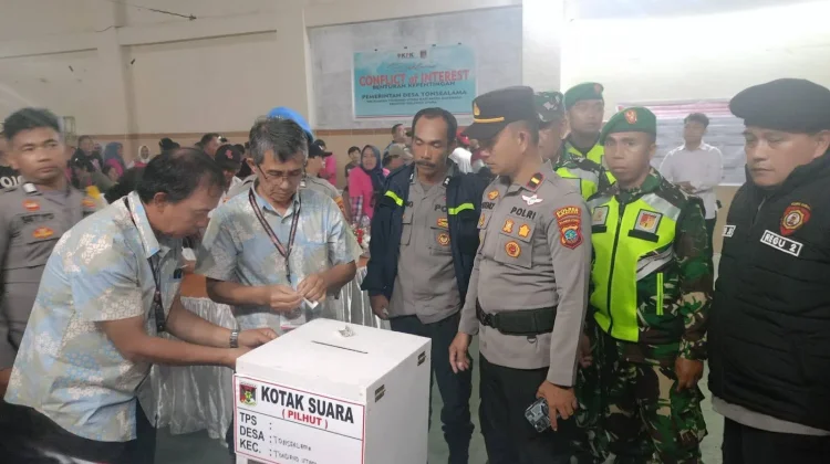 Kodim 1302/Minahasa Kawal Pilhut Serentak, Situasi Tetap Aman dan Kondusif
