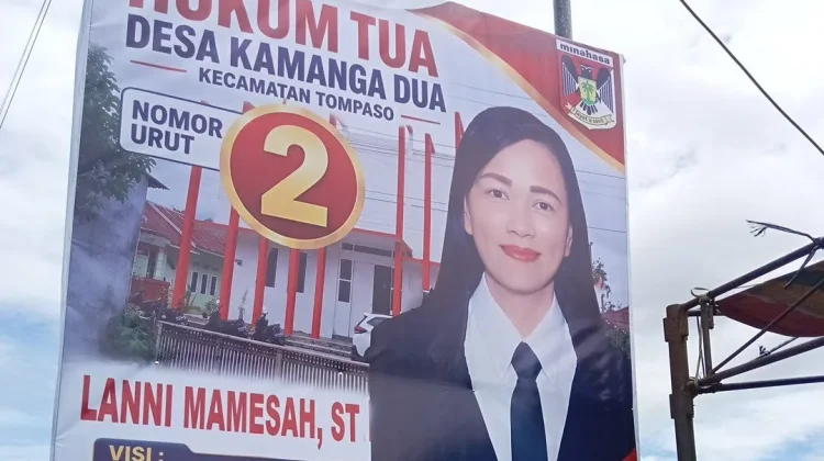 Lanny Mamesah Kembali Dipercaya Pimpin Desa Kamanga Dua