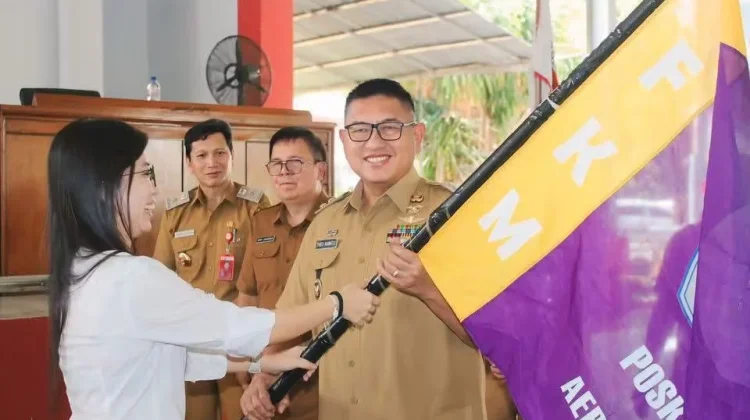 Pelepasan Mahasiswa PBL III Fakultas Kesehatan Masyarakat Unsrat di Minsel