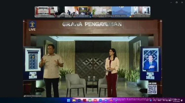 Kemenkum Sulut Ikuti Program Pasti Ada Solusi, Serap Berbagai Aspirasi Masyarakat