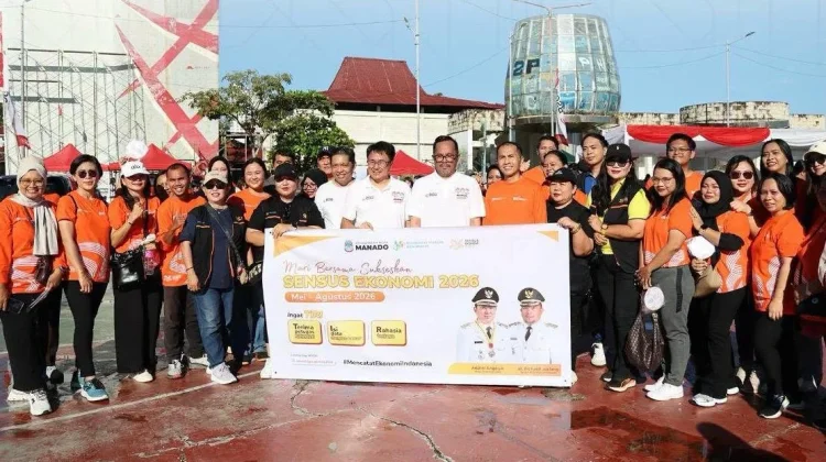 HUT ke- 403 Manado Dibuka dengan Jalan Sehat dan Sensus Ekonomi