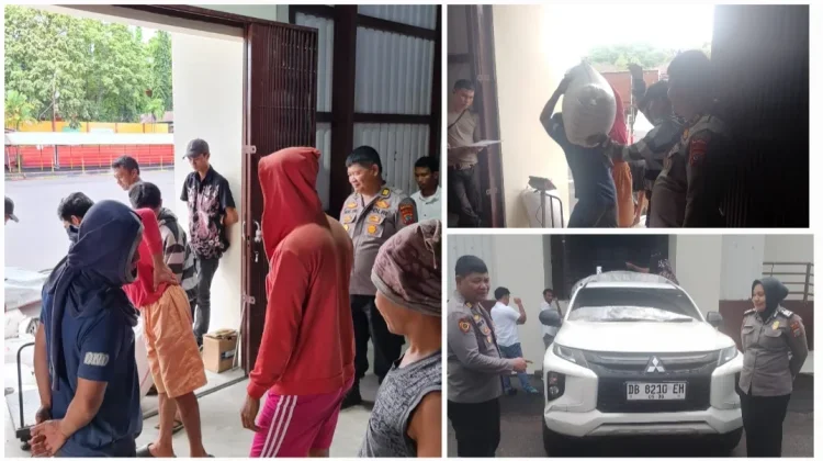 Polres Minahasa Bantu Salurkan Hasil Panen Jagung ke Bulog