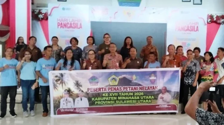 Bupati Joune Ganda Lepas Kontingen Penas XVII, Minta Jaga Nama Baik Daerah