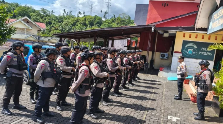 Kapolsek Pineleng Apresiasi Masyarakat, Pilhut Berlangsung Aman dan Damai