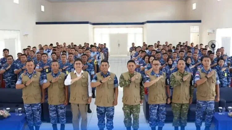Satgas P4GN Sambangi Lanud Sam Ratulangi, Ingatkan Bahaya Narkoba