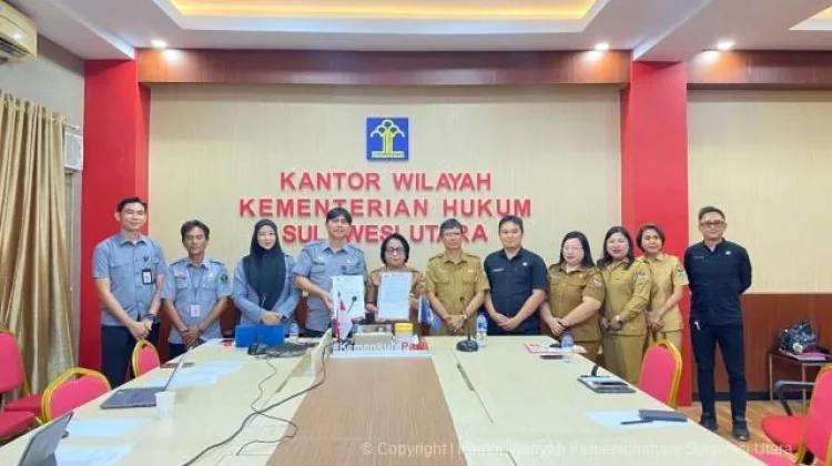 Kanwil Kemenkum Sulut Harmonisakan Dua Ranperda Strategis Minahasa Tenggara