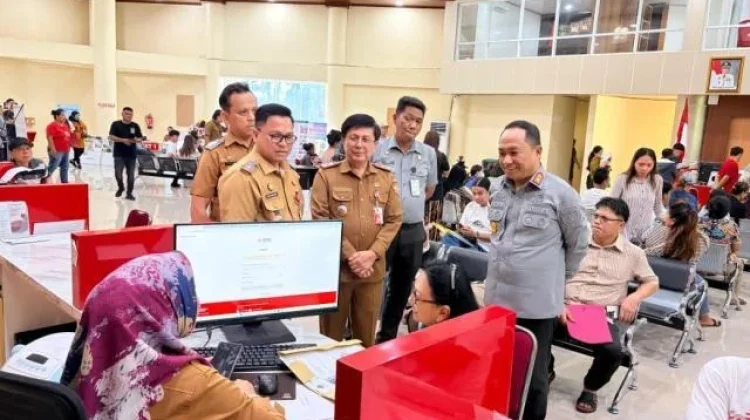 Kakanwil Kemenkum Sulut Kunjungi Mall Pelayanan Publik Minahasa Utara