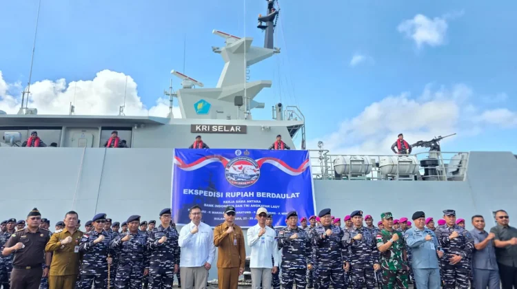 Tim Expedisi Rupiah Berdaulat Bawa Uang Layak Edar ke Pulau Terluar