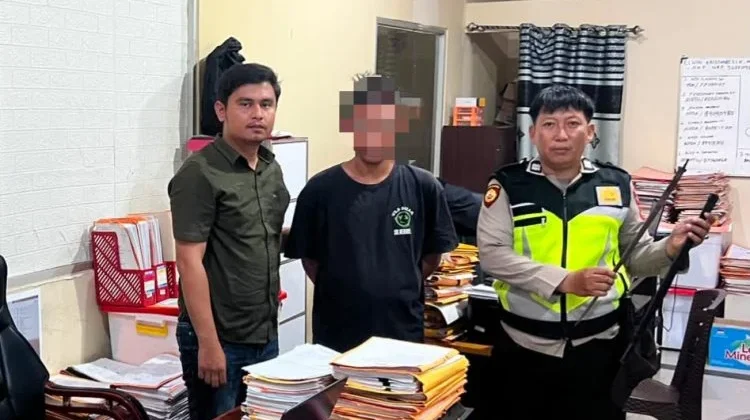 Diduga Aniaya Korban dengan Sajam, Terduga Pelaku Diamankan Polsek Wori