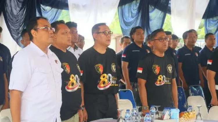 Lomba Olah TKP Warnai Peringatan HUT Bhayangkara ke-80 di Polda Sulut