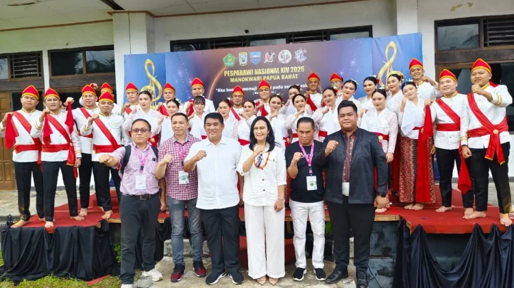 Disaksikan Gubernur Sulut, Tim MGN Tomohon Tampil Memukau di Pesparawi Nasional