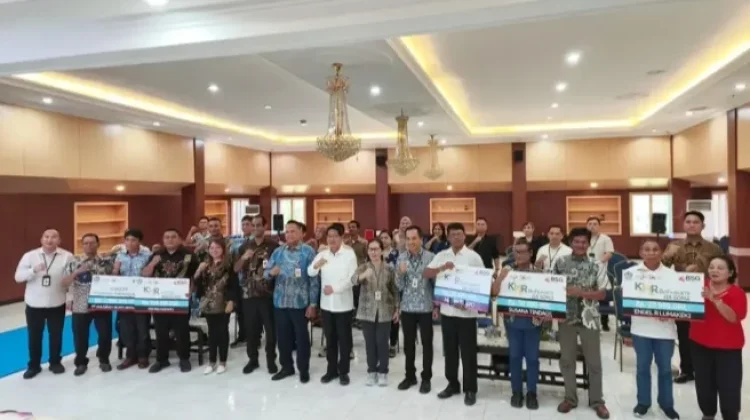BSG, OJK, dan Pemkot Bitung Resmikan Kerja Sama Pengembangan Ekonomi Lokal