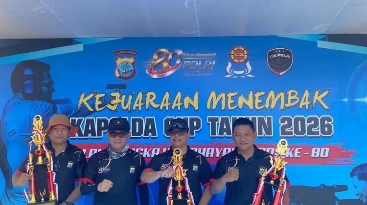 Kapolres Boltim Sabet Juara II Kejuaraan Menembak Kapolda Cup 2026