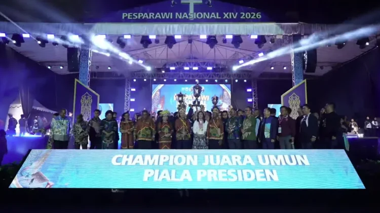Borong Empat Medali Emas, Sulawesi Utara Raih Juara Umum Pesparawi Nasional XIV