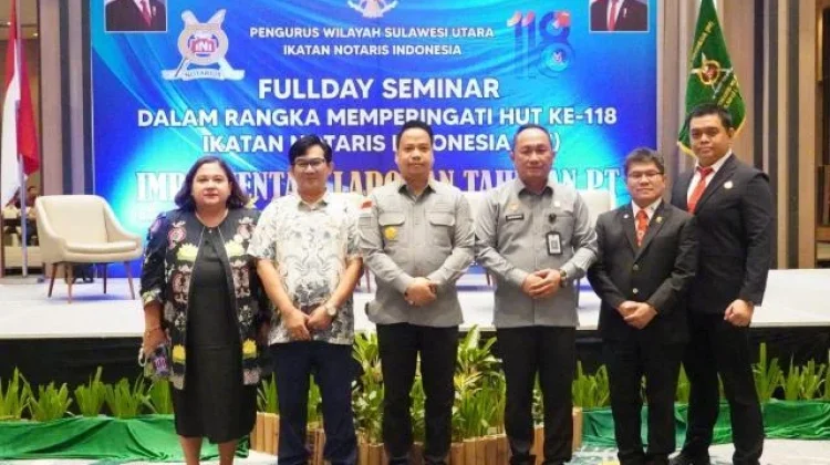 Kakanwil Kemenkum Sulut Buka Seminar Implementasi Laporan Tahunan PT