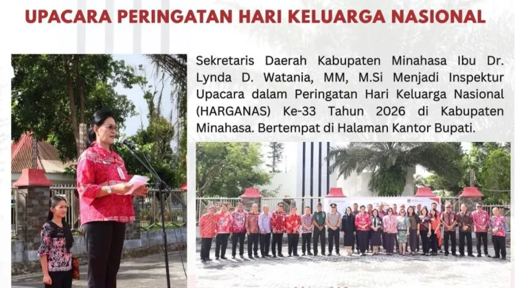 Peringati HARGANAS Ke-33, Pemkab Minahasa Tekankan Pentingnya Keluarga