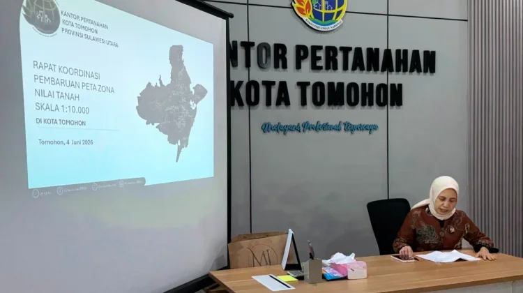 Kantah Tomohon Gelar Rakor Pembaruan Peta ZNT 2026