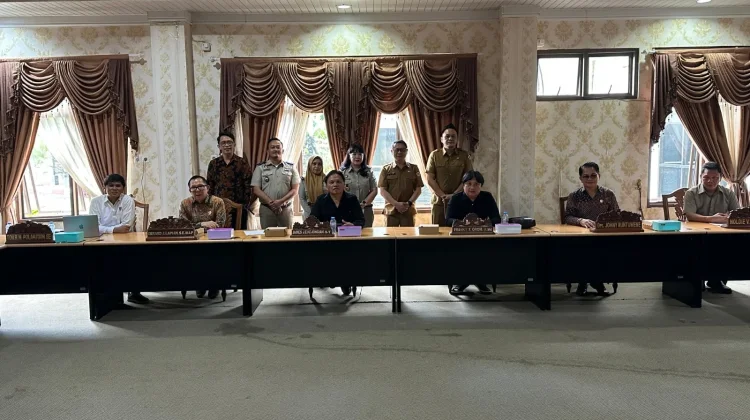 Kantah Tomohon Hadiri RDP Bersama Komisi II DPRD Terkait Luasan Tanah PBB dan PTSL
