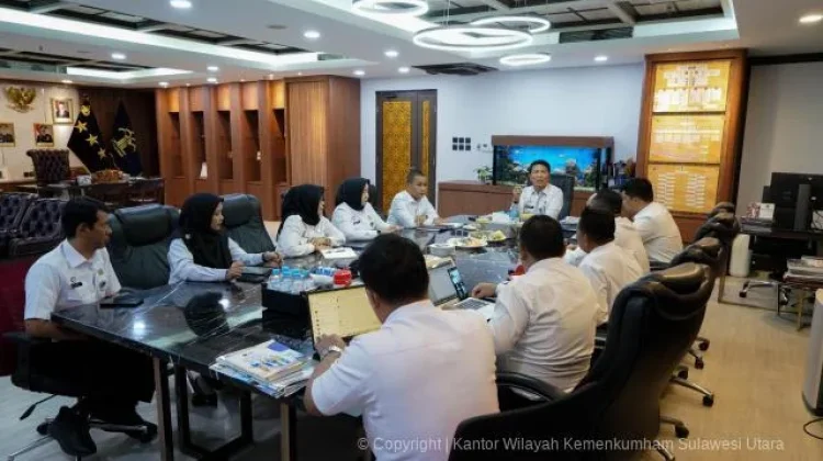 Bertemu Sekjen Kemenkum RI, Hendrik Pagiling Bahas Penguatan Pelaksanaan Tugas