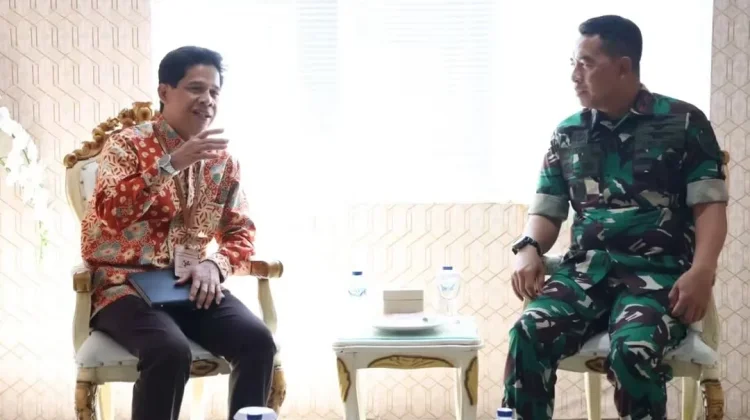 Danlanud Sam Ratulangi Terima Courtesy Call Kepala BPS Provinsi Sulawesi Utara