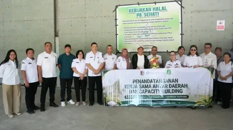 Kunjungan Wabup Minahasa di Pabrik Beras Modern Sidrap