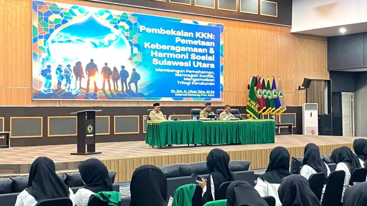Kakanwil Kemenag Sulut Bekali Mahasiswa IAIN Manado soal Moderasi Beragama
