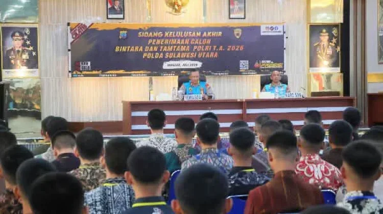 121 Calon Bintara dan Tamtama Polri Lulus Seleksi di Polda Sulut