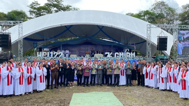 Wabup Bolmong Hadiri HUT ke-76 GMIBM dan HPI ke-122