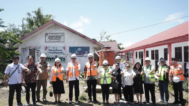 BPMP Sulut Hadiri Revitalisasi SDN Ampreng di Minahasa