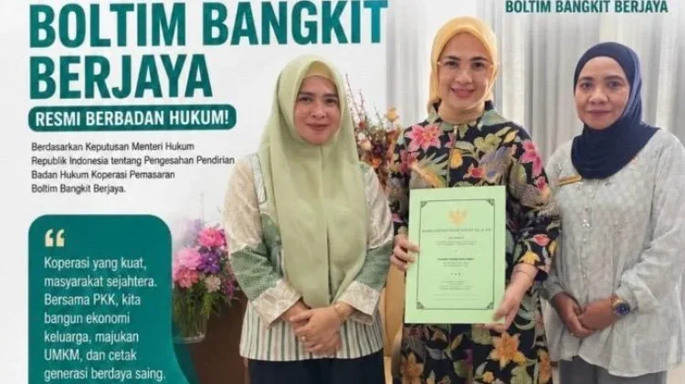 Koperasi Pemasaran Boltim Bangkit Berjaya Resmi Kantongi Badan Hukum