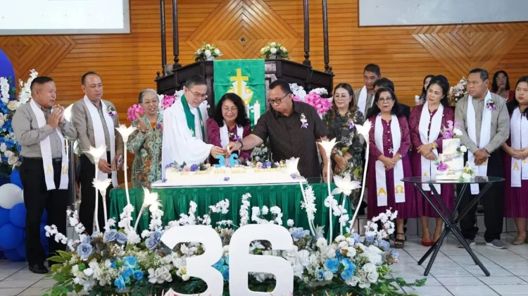 Robby Dondokambey Ucapkan Selamat HUT GMIM Alfa Omega Rinegetan ke-36