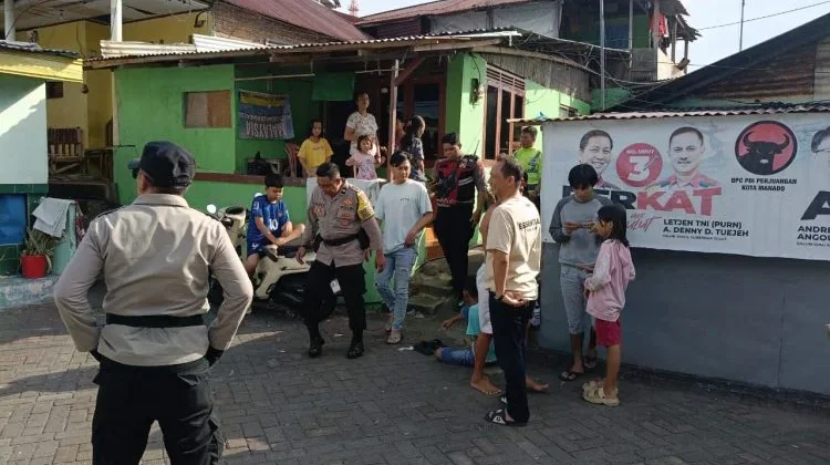Polresta Manado Bubarkan Aktivitas Miras yang Resahkan Warga di Lawangirung